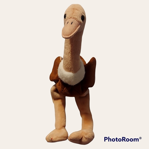 Vtg TY Beanie Babies Stretch the Ostrich - Picture 2 of 9